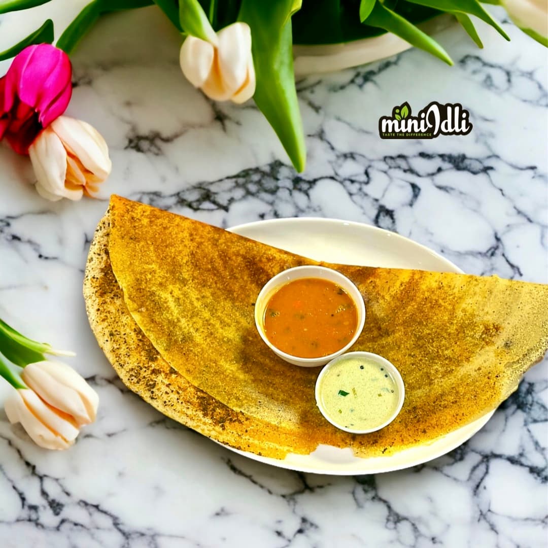 Alt Dosa W Podi Topping