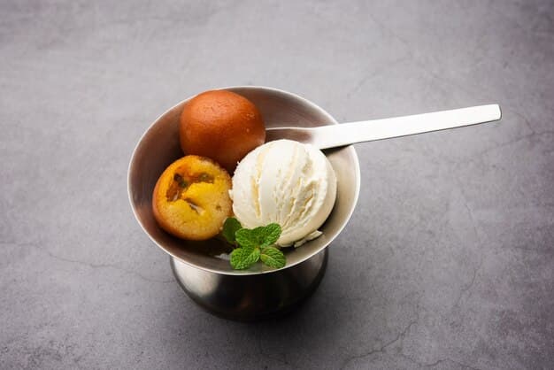 Alt Jamun With Ice Cream